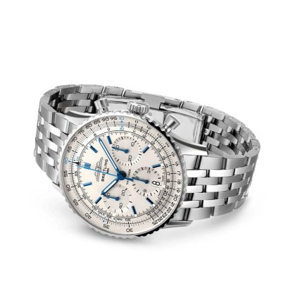 Breitling Navitimer Chronograph 41mm zegarek męski biały AB0139A71G1A1 - obrazek 3