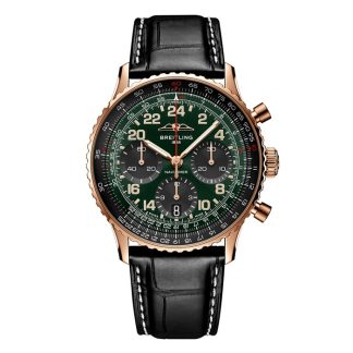 Breitling Navitimer Cosmanaute 41mm Limited Edition Zegarek męski Zielony RB12302A1L1P1