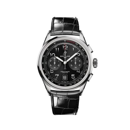 Breitling Premier B01 Chronograph 42mm Zegarek męski Czarny AB0145221B1P1