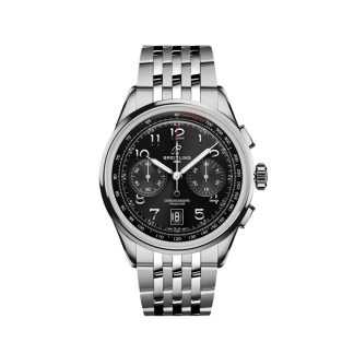 Breitling Premier B01 Chronograph 42mm Zegarek męski Czarny Stal nierdzewna AB0145221B1A1