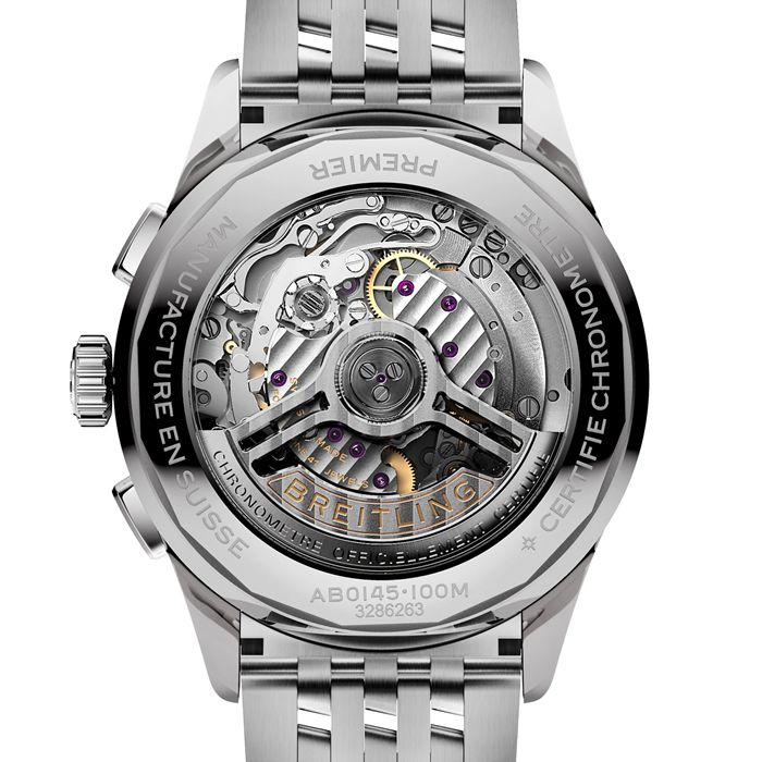 Breitling Premier B01 Chronograph 42mm Zegarek męski Miedź Stal nierdzewna AB0145331K1A1 - obrazek 2