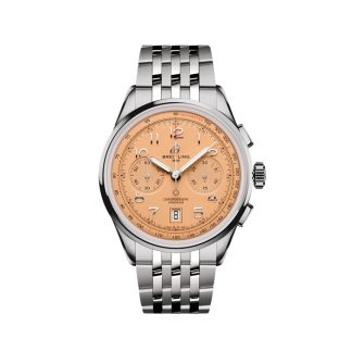 Breitling Premier B01 Chronograph 42mm Zegarek męski Miedź Stal nierdzewna AB0145331K1A1