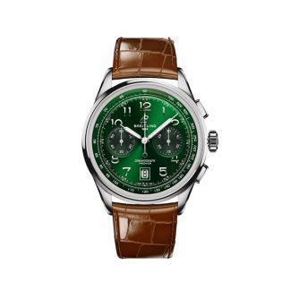 Breitling Premier B01 Chronograph 42mm Zegarek męski Zielony AB0145371L1P1
