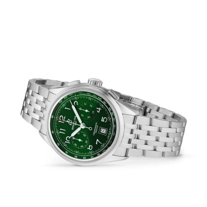 Breitling Premier B01 Chronograph 42mm Zegarek męski Zielony Stal nierdzewna AB0145371L1A1 - obrazek 3