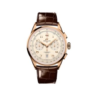 Breitling Premier B01 Chronograph 42mm zegarek męski kremowy RB0145371G1P1