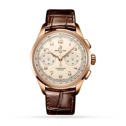 Breitling Premier B09 Chronograph 40 18-karatowy zegarek z czerwonego złota RB0930371G1P1