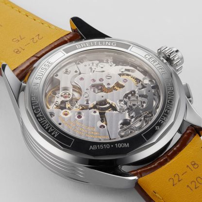 Breitling Premier B15 Duograph 42 Zegarek ze skórzanym paskiem AB1510171C1P1 - obrazek 5