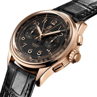 Breitling Premier B15 Duograph 42 zegarek z 18-karatowego czerwonego złota RB1510251B1P1 - obrazek 3