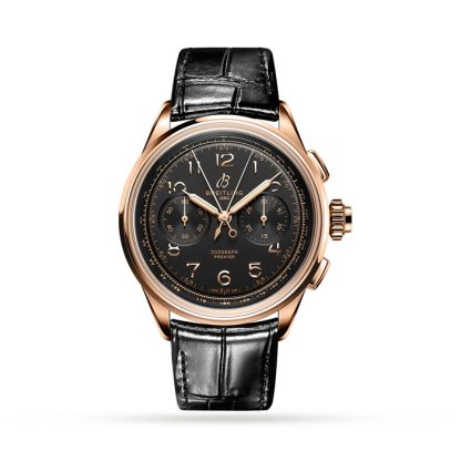 Breitling Premier B15 Duograph 42 zegarek z 18-karatowego czerwonego złota RB1510251B1P1