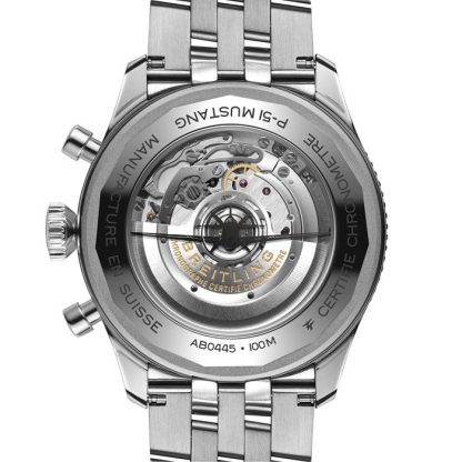 Breitling Super AVI B04 Chronograph GMT 46 P-51 Mustang Watch AB04453A1B1A1 - obrazek 4