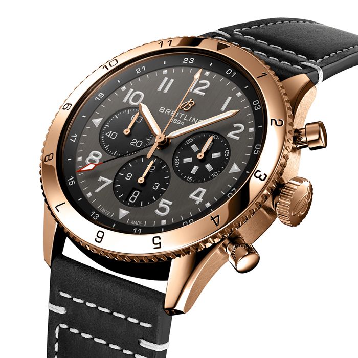 Breitling Super AVI B04 Chronograph GMT 46 P-51 Mustang Watch RB04451A1B1X1 - obrazek 2