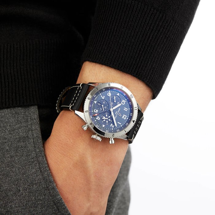 Breitling Super AVI B04 Chronograph GMT 46 Tribute to Vought F4U Corsair Watch AB04451A1C1X1 - obrazek 3