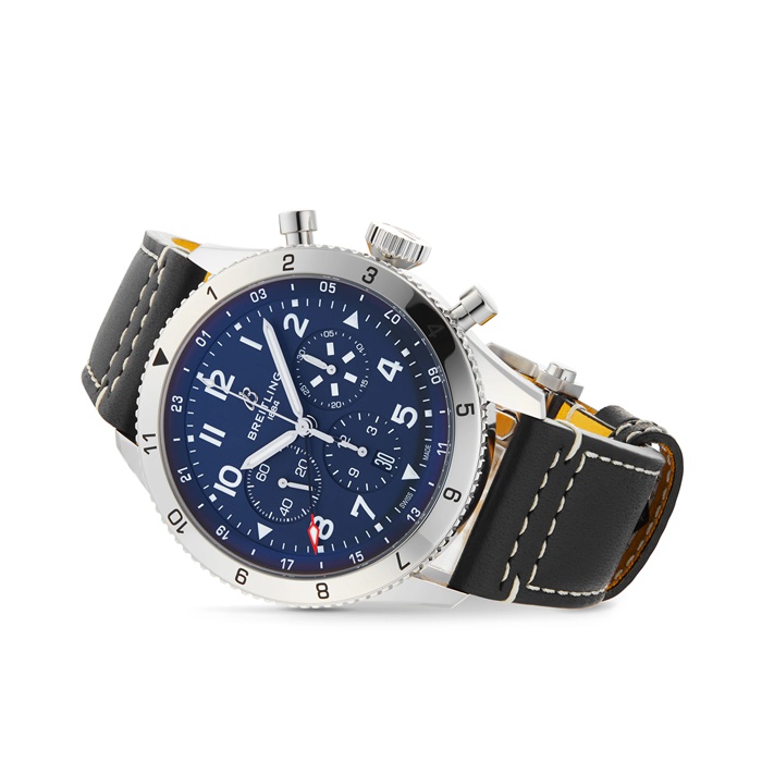 Breitling Super AVI B04 Chronograph GMT 46 Tribute to Vought F4U Corsair Watch AB04451A1C1X1 - obrazek 4