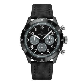 Breitling Super AVI B04 Chronograph GMT Mosquito Night Fighter 46mm Zegarek męski Czarny SB04451A1B1X1