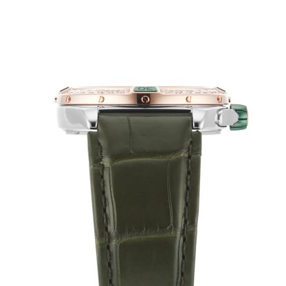 Breitling Super Chronomat Automatic 38 Green ze stali nierdzewnej i 18-karatowym paskiem z różowego złota U17356531L1P1 - obrazek 5