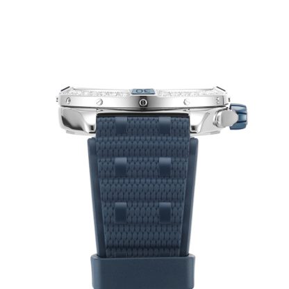 Breitling Super Chronomat Automatic 38 Zegarek z niebieskim gumowym paskiem A17356531C1S1 - obrazek 5