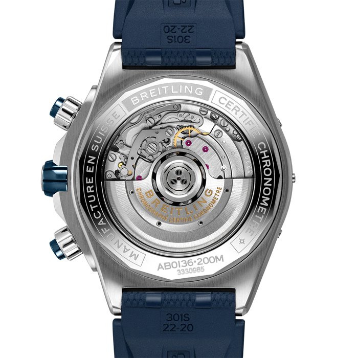 Breitling Super Chronomat B01 44 Zegarek z gumowym paskiem AB0136161C1S1 - obrazek 2
