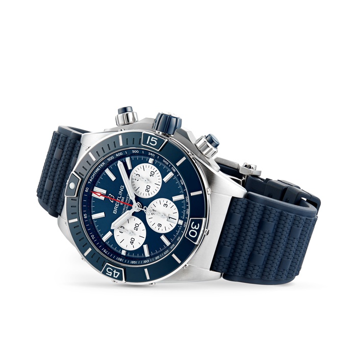 Breitling Super Chronomat B01 44 Zegarek z gumowym paskiem AB0136161C1S1 - obrazek 3