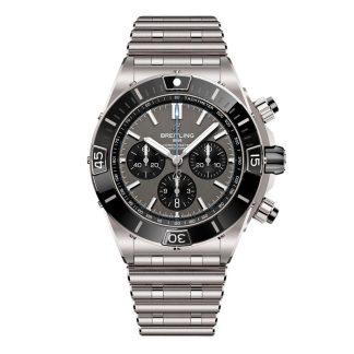 Breitling Super Chronomat B01 44mm Zegarek męski Szary Tytan EB0136251M1E1
