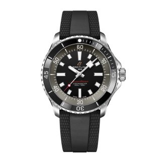 Breitling Superocean 42mm UK Edition Zegarek męski Szara guma A173757A1B1S1