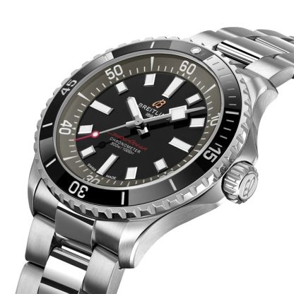Breitling Superocean 42mm UK Edition Zegarek męski Szary Stal nierdzewna A173757A1B1A1 - obrazek 2