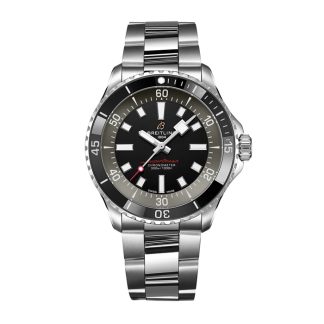 Breitling Superocean 42mm UK Edition Zegarek męski Szary Stal nierdzewna A173757A1B1A1