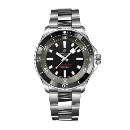 Breitling Superocean 42mm UK Edition Zegarek męski Szary Stal nierdzewna A173757A1B1A1