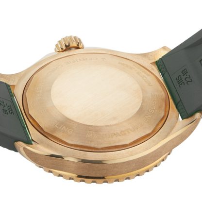 Breitling Superocean Automatic 42 Zegarek z brązowym gumowym paskiem N17375201L1S1 - obrazek 5