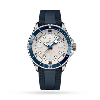 Breitling Superocean Automatic 42 Zegarek z gumowym paskiem ze stali nierdzewnej A17375E71G1S1