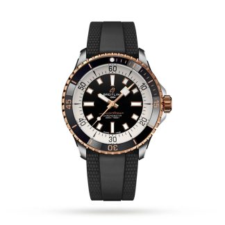 Breitling Superocean Automatic 42 Zegarek ze stali nierdzewnej i 18-karatowego czerwonego złota U17375211B1S1