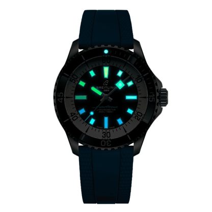 Breitling Superocean Automatic 42mm Zegarek męski Niebieska guma A17375211B2S1 - obrazek 5
