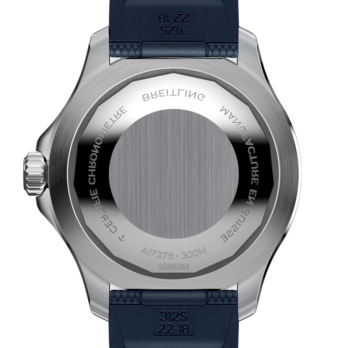 Breitling Superocean Automatic 44 Zegarek z gumowym paskiem ze stali nierdzewnej A17376211C1S1 - obrazek 2