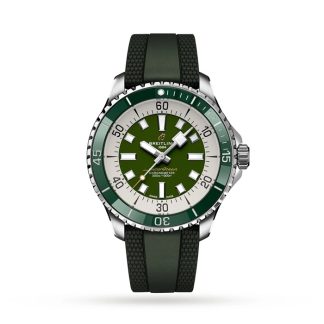 Breitling Superocean Automatic 44 Zegarek z gumowym paskiem ze stali nierdzewnej A17376A31L1S1