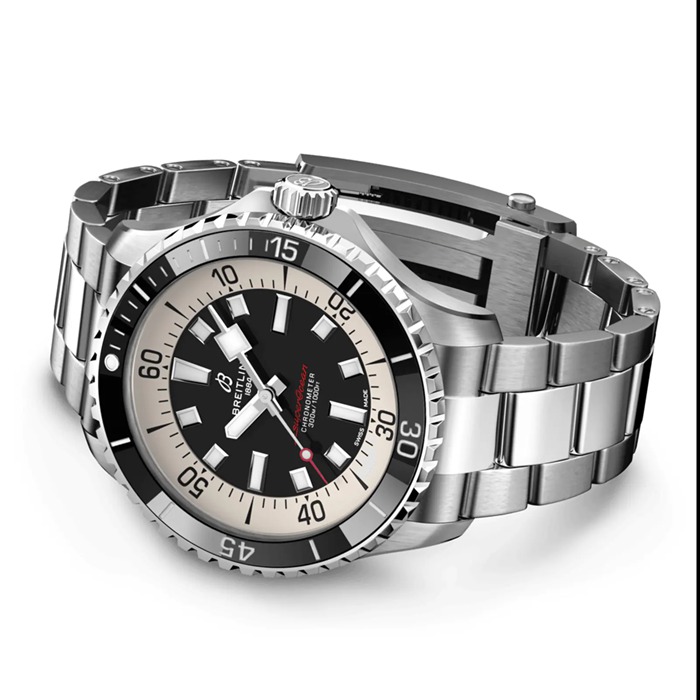 Breitling Superocean Automatic 44 Zegarek ze stali nierdzewnej A17376211B1A1 - obrazek 3