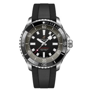 Breitling Superocean Automatic 44mm UK Edition Zegarek męski Czarna guma A173765A1B1S1