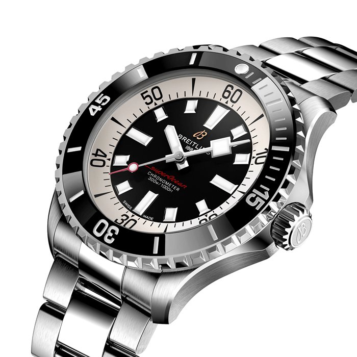 Breitling Superocean Automatic 46 Zegarek ze stali nierdzewnej A17378211B1A1 - obrazek 2