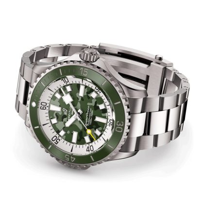 Breitling Superocean Automatic Super Diver 46mm Zegarek męski Zielony E10379D31L1E1 - obrazek 3