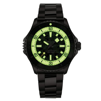 Breitling Superocean Automatic Super Diver 46mm Zegarek męski Zielony E10379D31L1E1 - obrazek 5