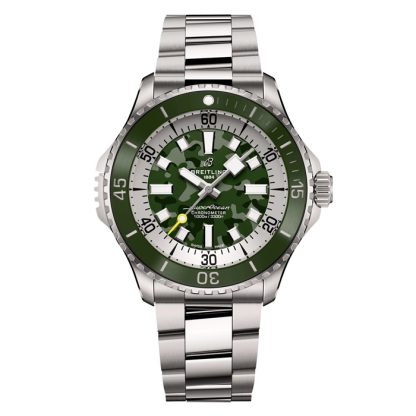 Breitling Superocean Automatic Super Diver 46mm Zegarek męski Zielony E10379D31L1E1