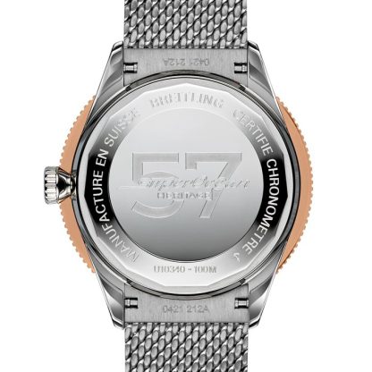 Breitling Superocean Heritage '57 Highlands Capsule 38mm Zegarek męski Żółty 2 paski U10340281I1A1 - obrazek 2
