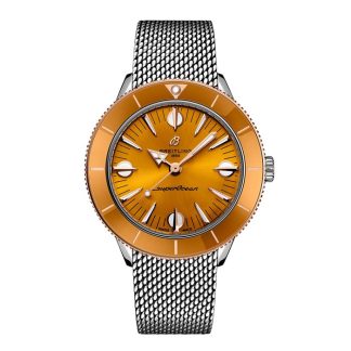 Breitling Superocean Heritage '57 Highlands Capsule 38mm Zegarek męski Żółty 2 paski U10340281I1A1