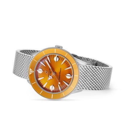 Breitling Superocean Heritage '57 Highlands Capsule 38mm Zegarek męski Żółty 2 paski U10340281I1A1 - obrazek 5