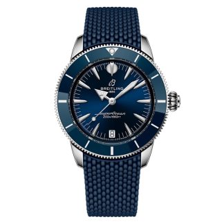 Breitling Superocean Heritage Automatic 36mm Zegarek Unisex Niebieski Kauczuk A10390161C1S1
