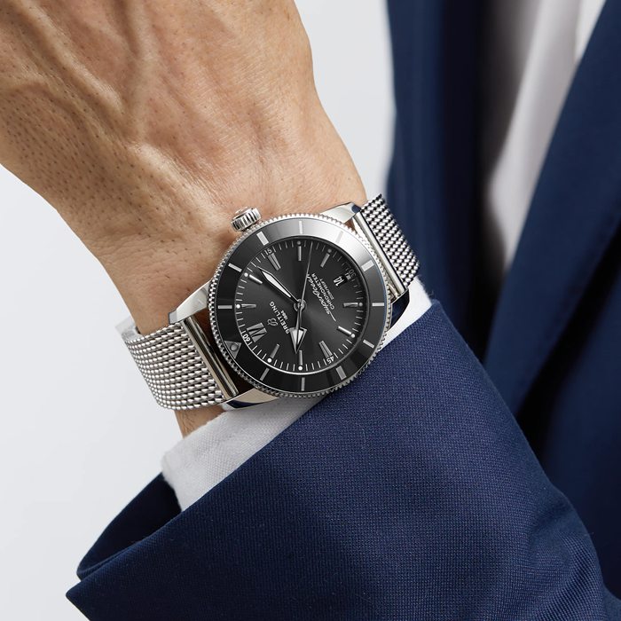 Breitling Superocean Heritage B20 Automatic 44 Zegarek ze stali nierdzewnej AB2030121B1A1 - obrazek 5