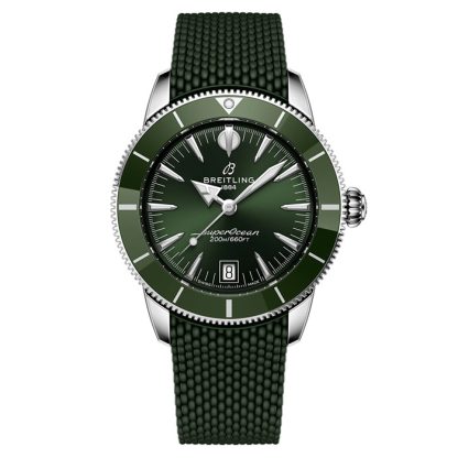 Breitling Superocean Heritage B31 Automatic 40mm Zegarek męski Zielona guma AB3110361L1S1