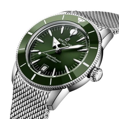 Breitling Superocean Heritage B31 Automatic 42mm Zegarek męski Zielony AB3111361L1A1 - obrazek 3