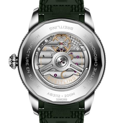 Breitling Superocean Heritage B31 Automatic 44mm Zegarek męski Zielona guma AB3112361L1S1 - obrazek 2