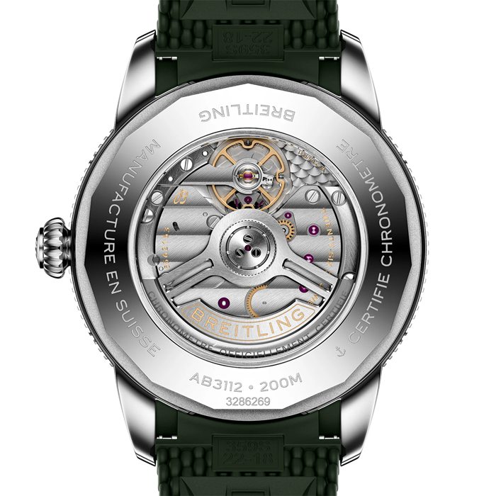 Breitling Superocean Heritage B31 Automatic 44mm Zegarek męski Zielona guma AB3112361L1S1 - obrazek 2