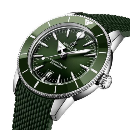 Breitling Superocean Heritage B31 Automatic 44mm Zegarek męski Zielona guma AB3112361L1S1 - obrazek 3