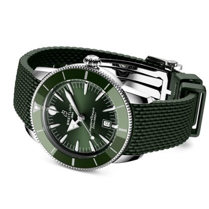 Breitling Superocean Heritage B31 Automatic 44mm Zegarek męski Zielona guma AB3112361L1S1 - obrazek 4